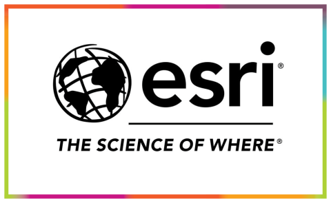 Esri logo with globe icon and tagline "The Science of Where."